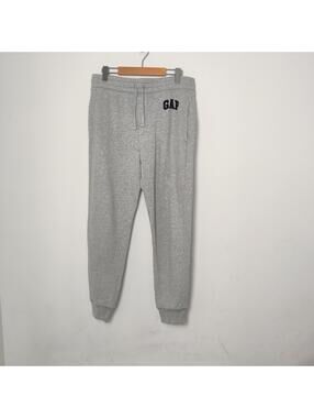 GAP Grey Logo Jogger Sweatpants Size Medium Gorpcore Loungewear